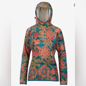 Women’s Burton ak Turbine Pullover Fleece Hoodie Small